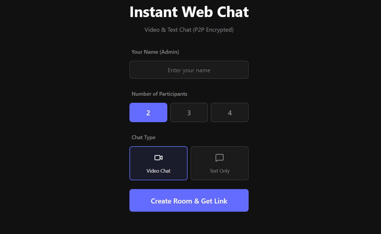 Instant Web Chat